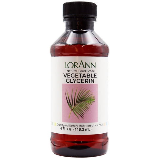 LorAnn Vegetable Glycerin, Natural 4 oz.