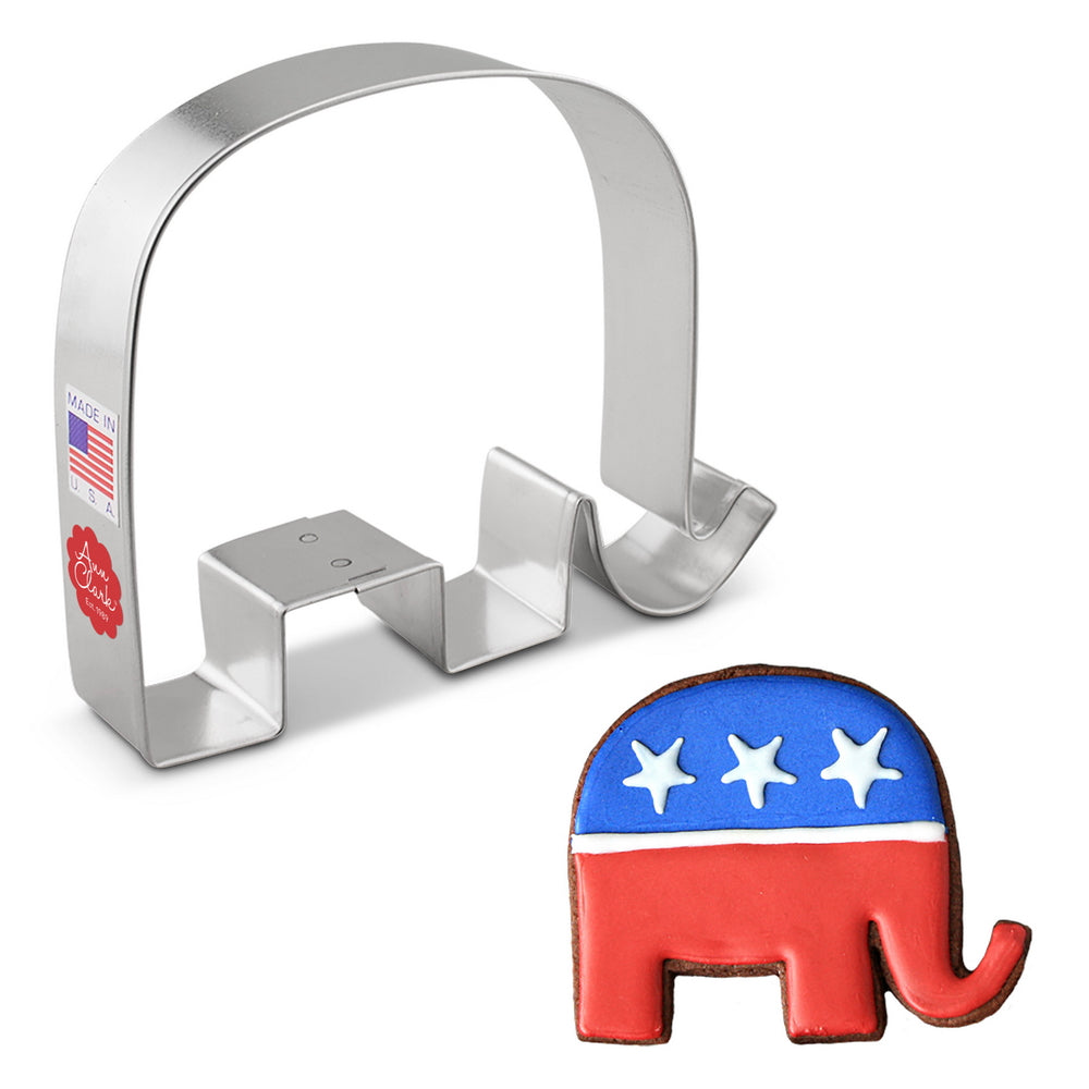 Republican GOP Elephant Cookie Cutter