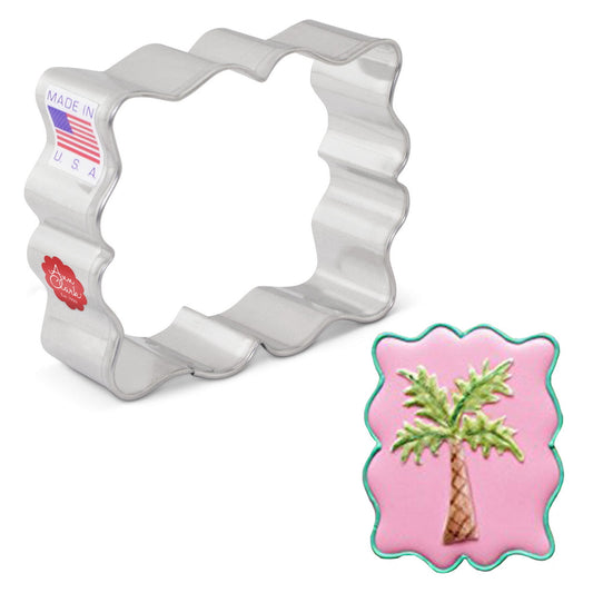 Small Fanciful Plaque Cookie Cutter