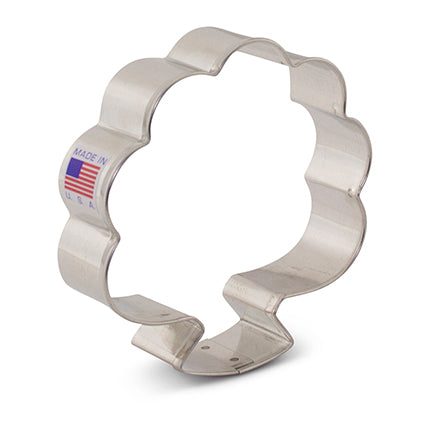 Forward Turkey & Bouquet of Flowers Cookie Cutter