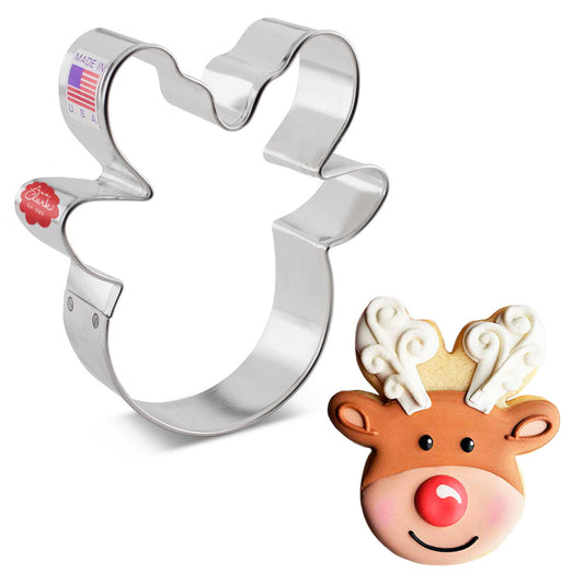 Flour Box Bakery's Reindeer Head Cookie Cutter