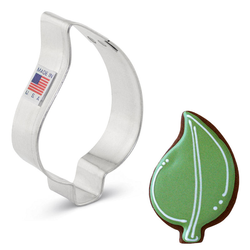 Mini Teardrop Leaf Cookie Cutter