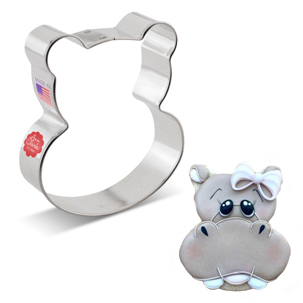 Hippo Face Cookie Cutter