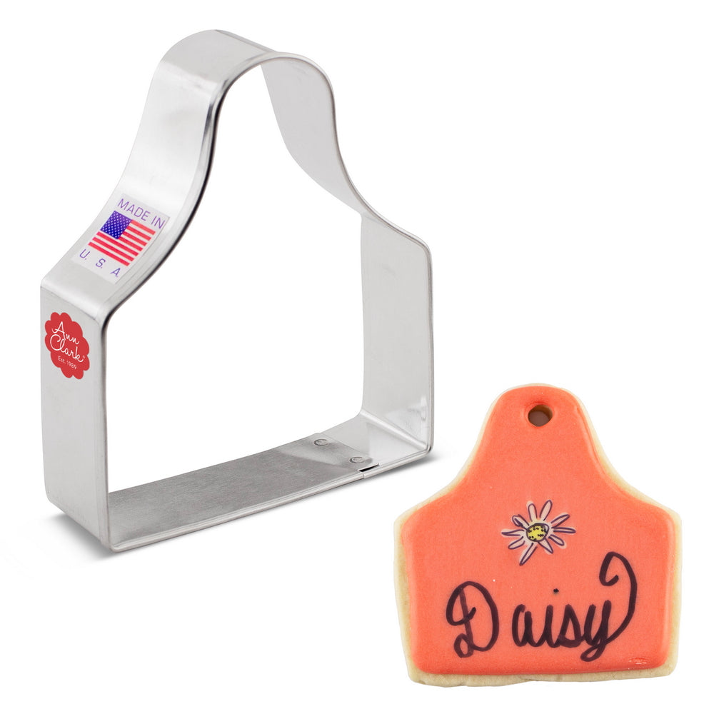 Ear Tag Cookie Cutter, 3.25"
