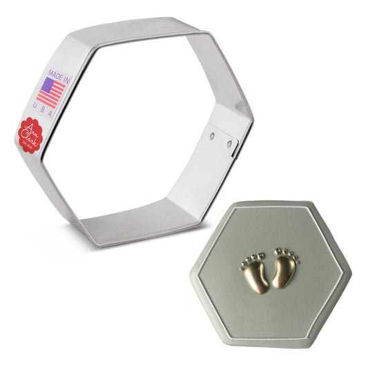 Hexagon Cookie Cutter, 3"