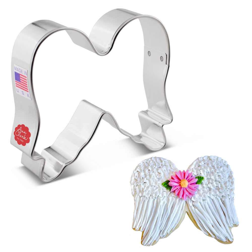 Angel Wings Cookie Cutter, 3.5"