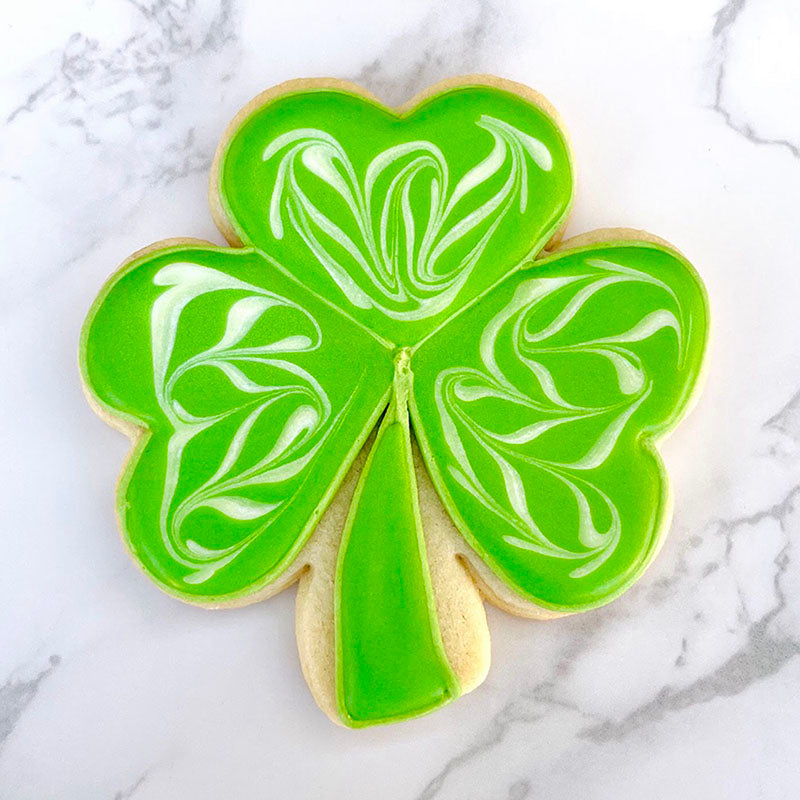 Small Shamrock Cookie Cutter, 3 1/4"