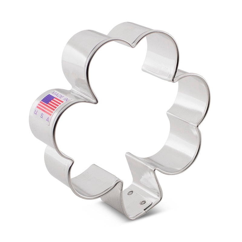 Small Shamrock Cookie Cutter, 3 1/4"