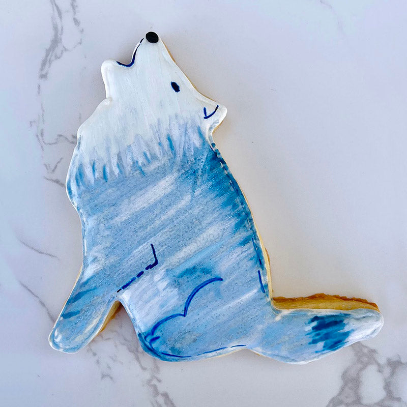 Howling Wolf Cookie Cutter, 4"