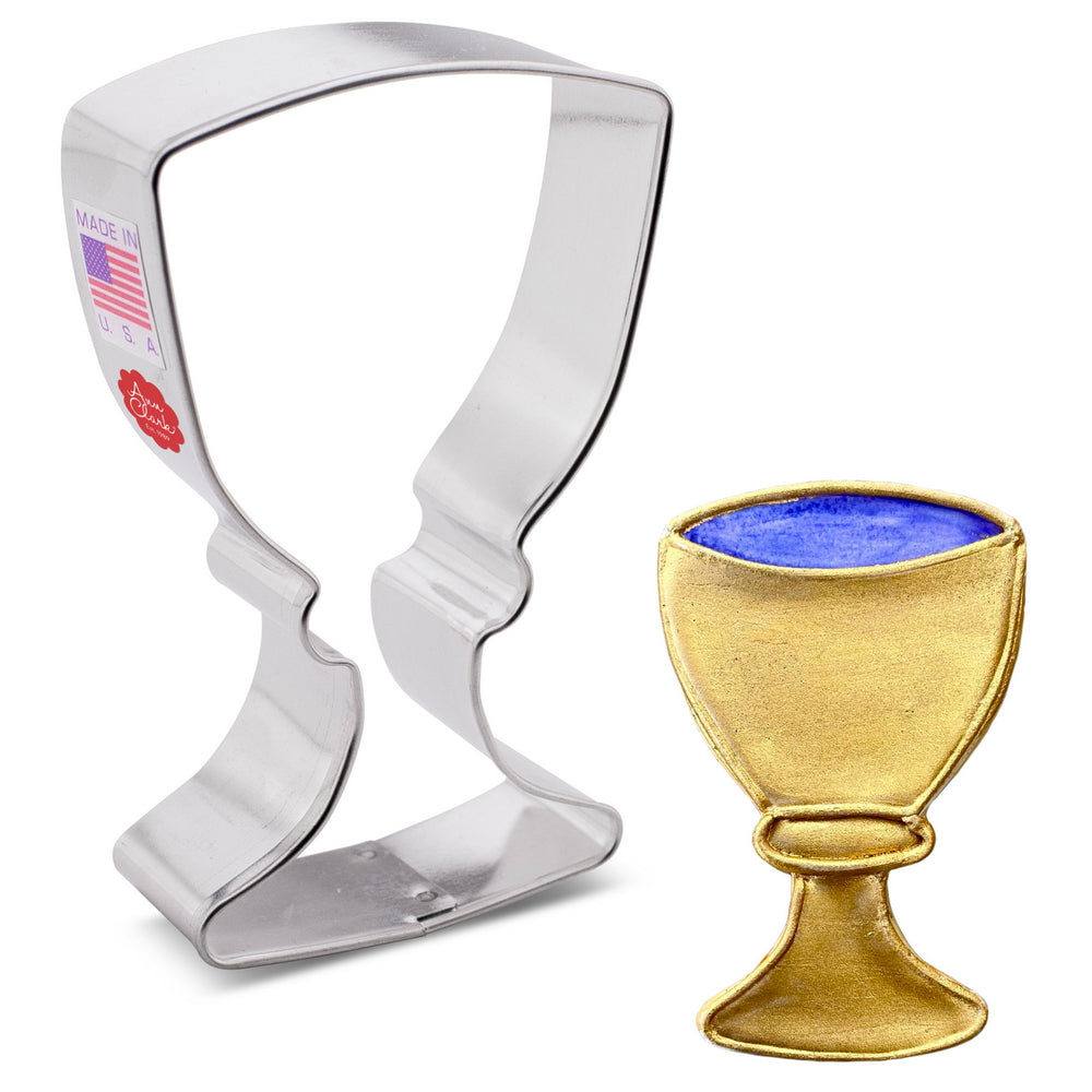 Communion Chalice Cookie Cutter, 4"