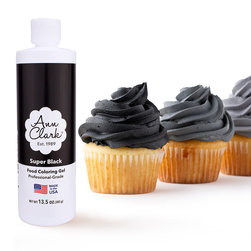 Super Black Food Coloring Gel, Extra Large 13.5 oz. Bottle