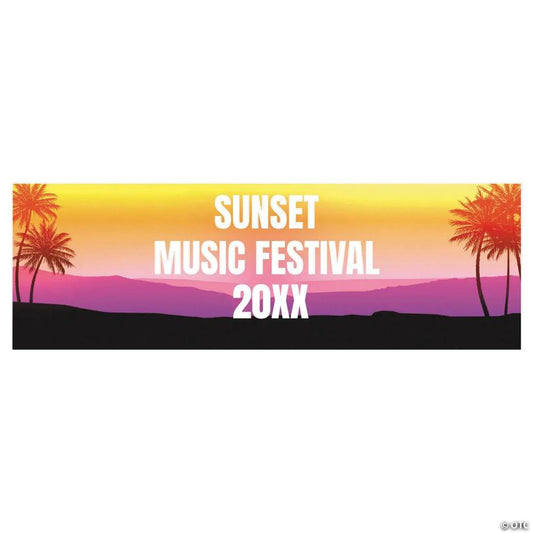 Boho Festival Custom Banner