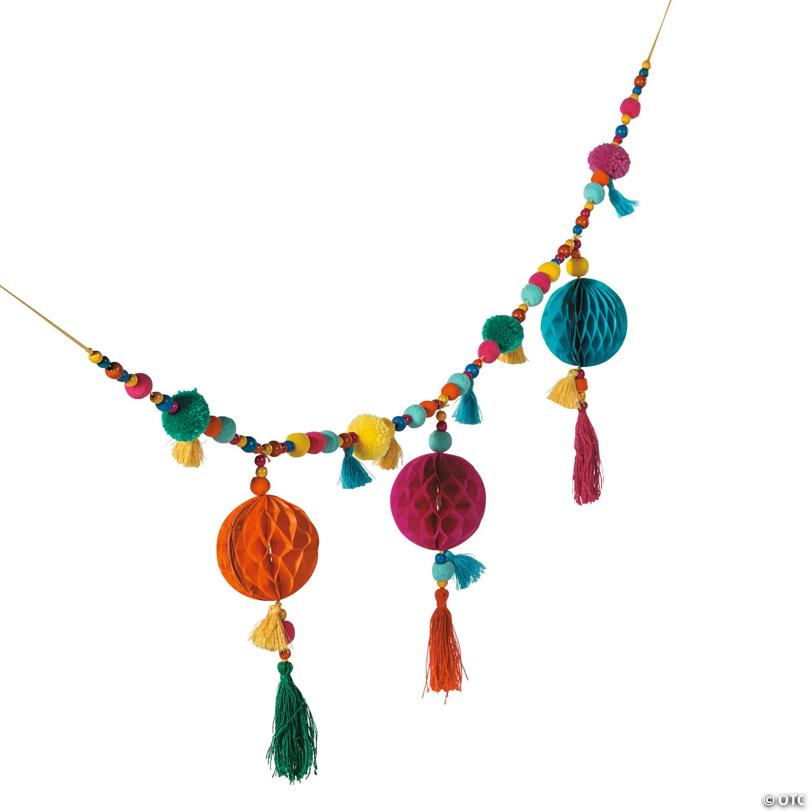Boho Pom-Pom Garland