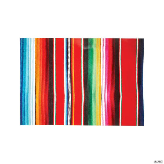 Bulk  50 Pc. Sarape Print Paper Placemats