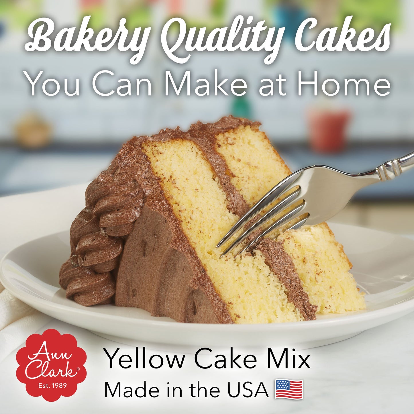 Yellow Cake Mix, 21 oz