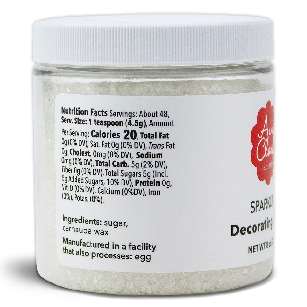 Sparkling Sugar White Decorating Sugar, 8 oz