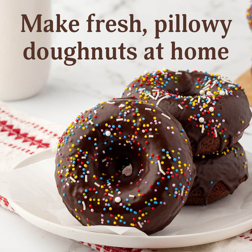 Chocolate Doughnut Mix, 12 oz
