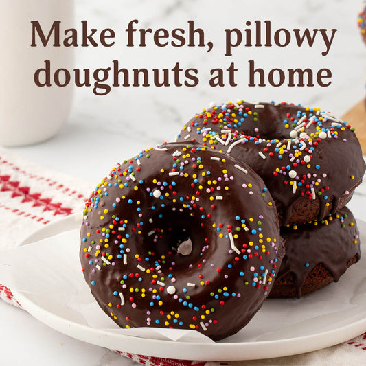Chocolate Doughnut Mix, 12 oz