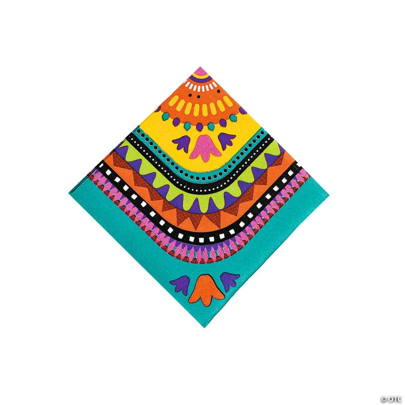 Fiesta Beverage Napkins - 16 Pc.