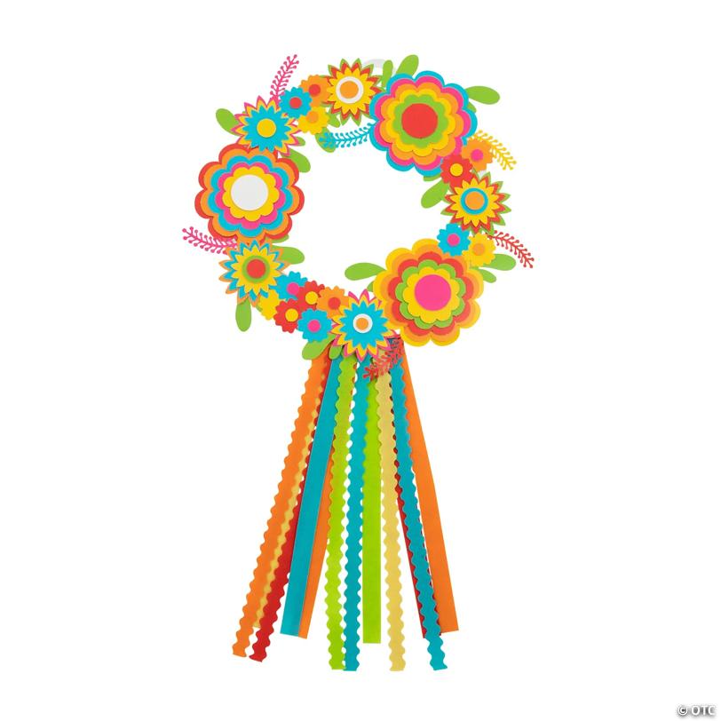 Fiesta Flower Wreath Craft Kit