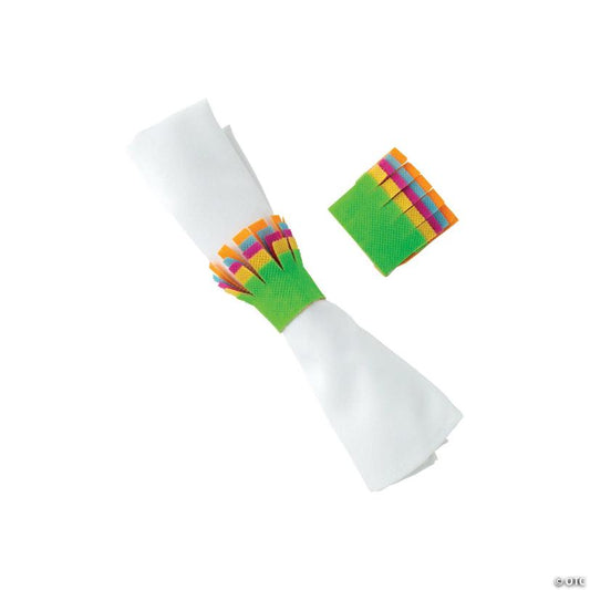 Fiesta Fringe Napkin Rings - 12 Pc.