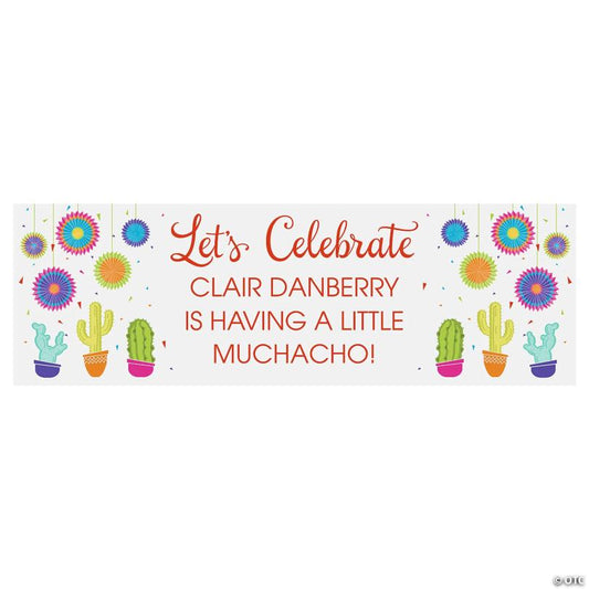 Fiesta Let's Celebrate Custom Banner