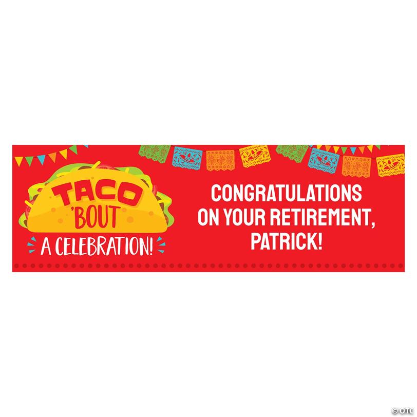 Fiesta Taco Custom Banner - Large