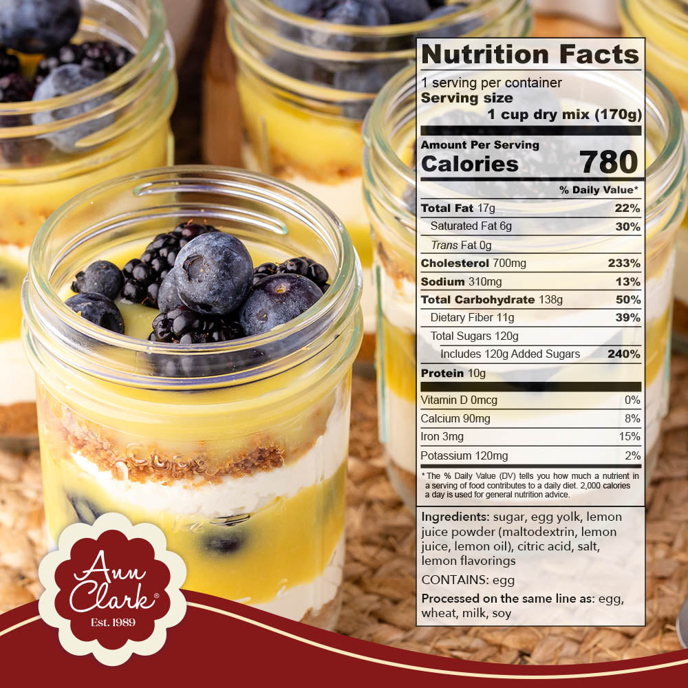 Premium Lemon Curd Mix, 6 oz