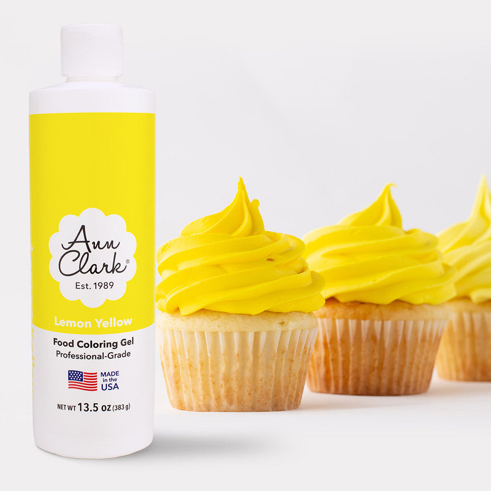 Lemon Yellow Food Coloring Gel, Extra Large 13.5 oz. Bottle
