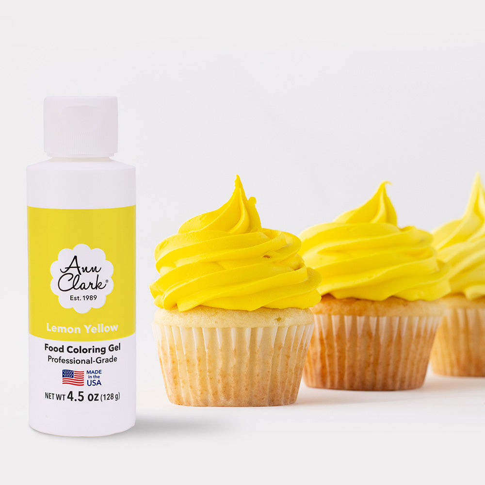 Lemon Yellow Food Coloring Gel, Large 4.5 oz. Bottle