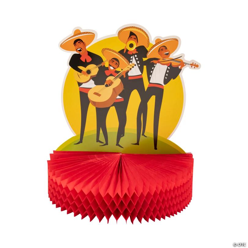 Mariachi Band Fiesta Centerpieces - 3 Pc.