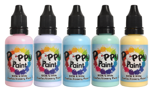 Pastel Set (5 Piece) Poppy Paint | Party Decoration®