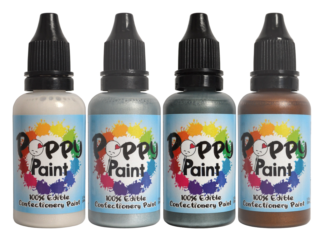 Pearl Set (4 Piece) Poppy Paint | Party Decoration®
