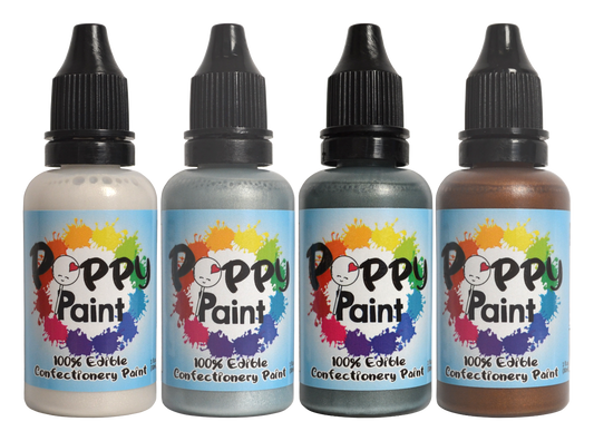 Pearl Set (4 Piece) Poppy Paint | Party Decoration®