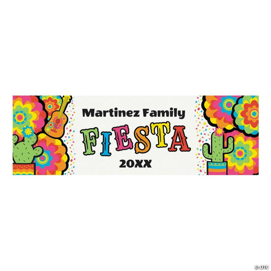Personalized Colorful Fiesta Banner