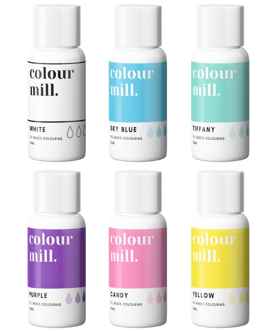 Oil Based Colouring 20ml  Rainbow Set | Party Decoration®