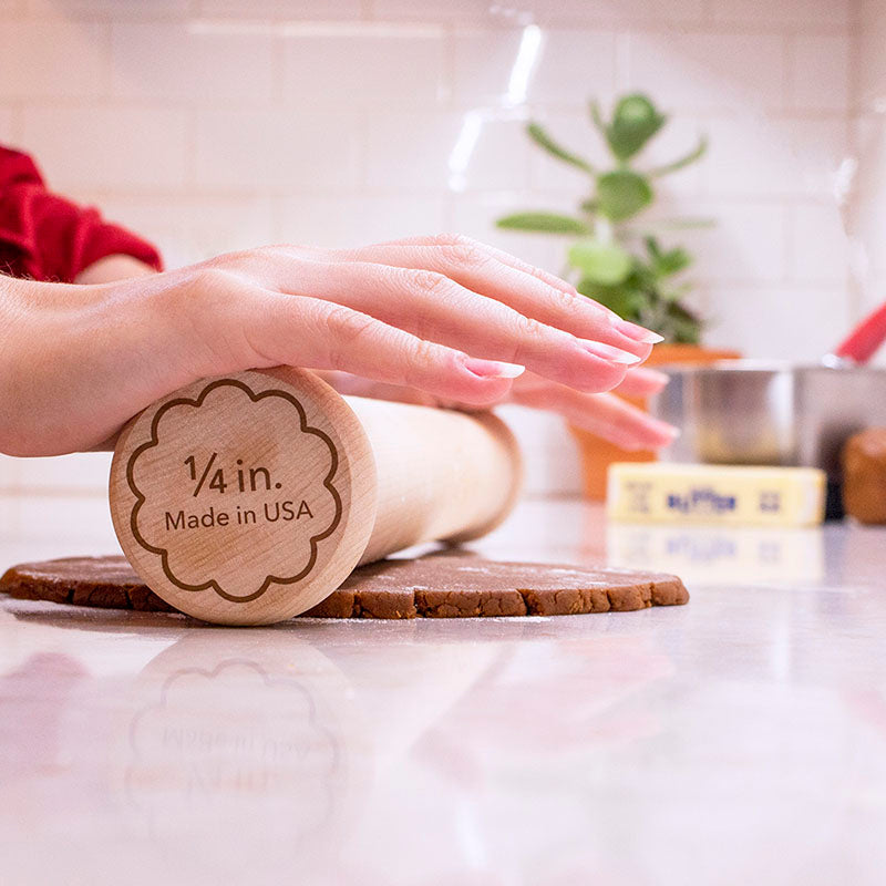 Perfect Cookie Rolling Pin 1/4-in. Fixed Depth