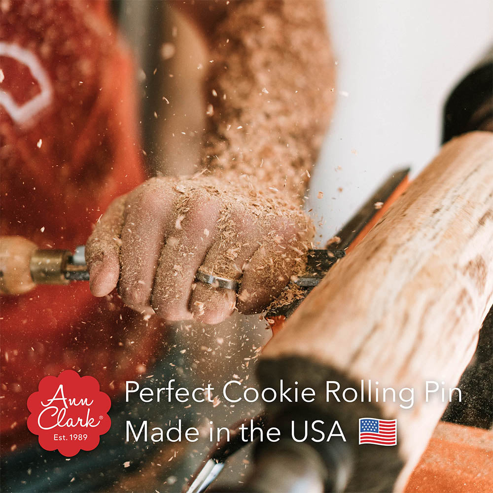 Perfect Cookie Rolling Pin 3/8-in. Depth for Even Thicker Cookies