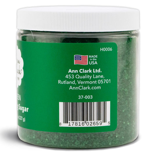 Green Sanding Sugar, 8 oz