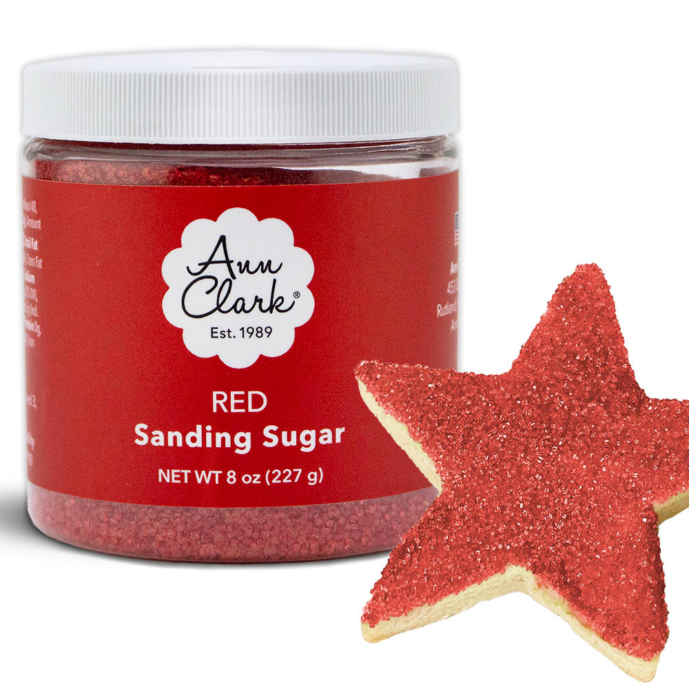 Red Sanding Sugar, 8 oz