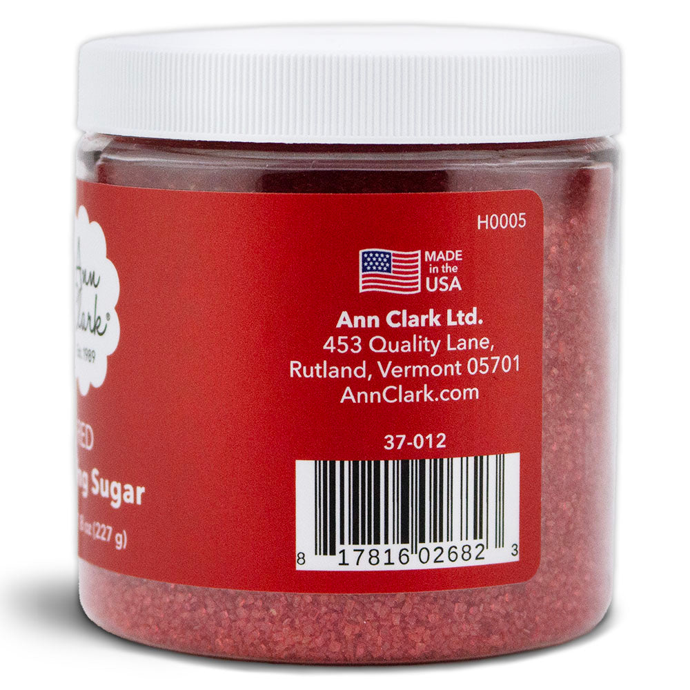 Red Sanding Sugar, 8 oz