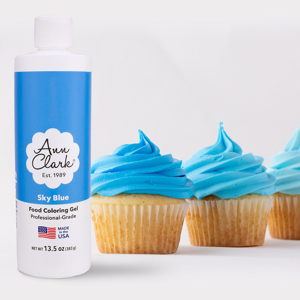 Sky Blue Food Coloring Gel, Extra Large 13.5 oz. Bottle