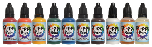 Poppy Paint 10pc Starter Set | Party Decoration®