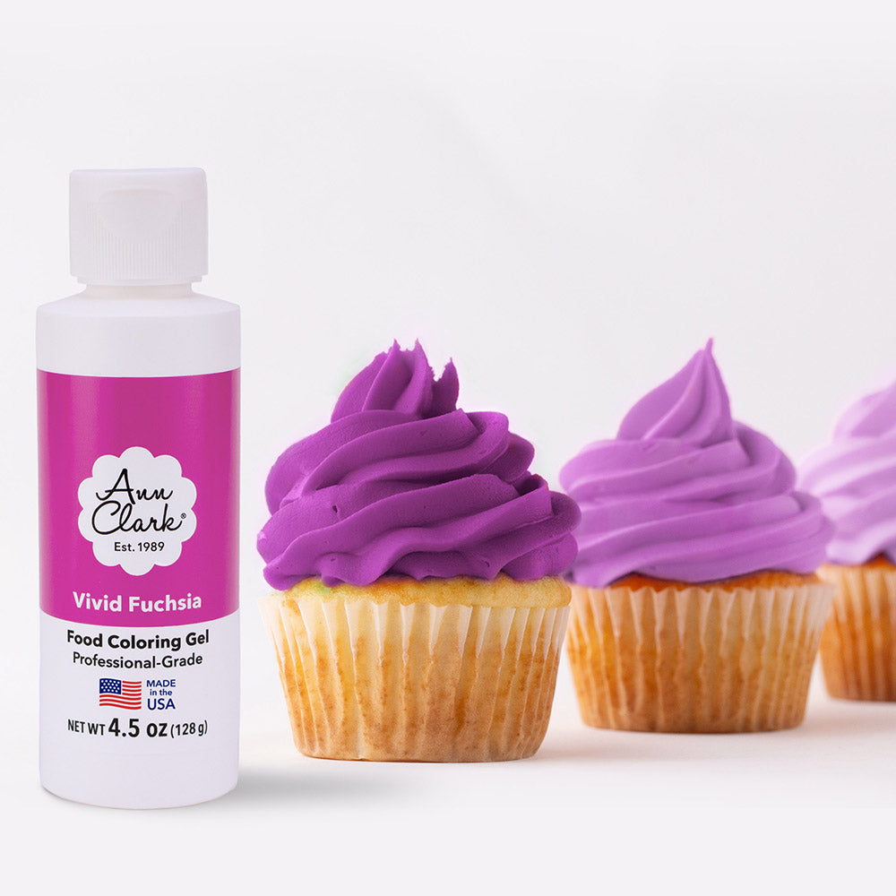 Vivid Fuchsia Food Coloring Gel, Large 4.5 oz. Bottle