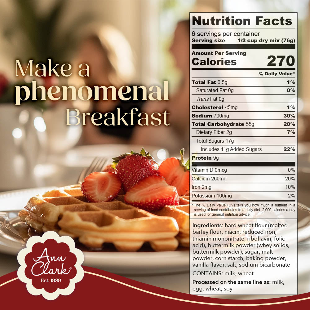 Belgian Waffle Mix, 16 oz