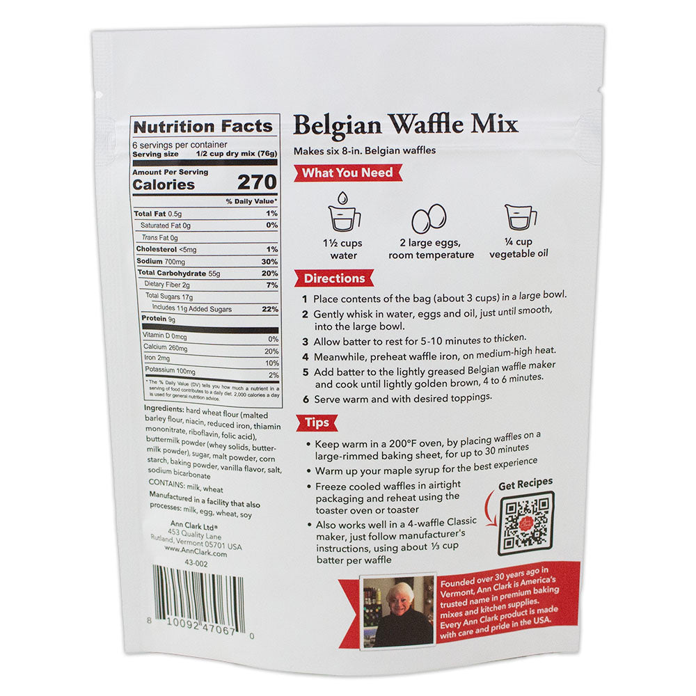 Belgian Waffle Mix, 16 oz
