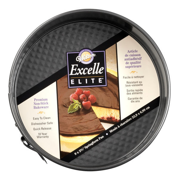 Wilton Excelle Elite Non-Stick Springform Pan, 9-Inch