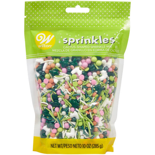 Wilton Cactus Party Sprinkles Mix, 10 oz.