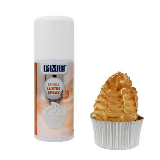 PME Edible Lustre Spray - Rose Gold (100ml / 3.38oz)