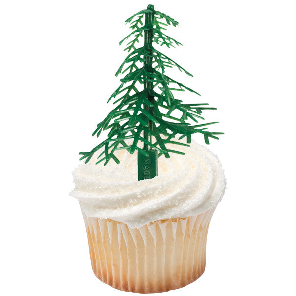 Evergreen Trees Cupcake Cake Decorating 144 piece set